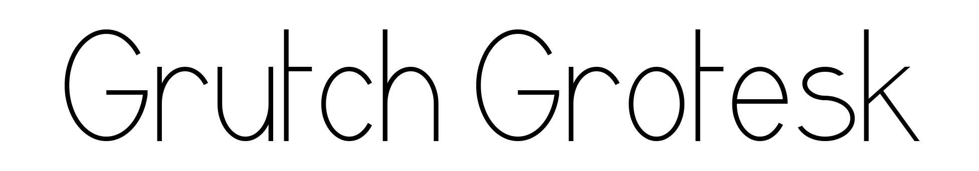 Grutch Grotesk